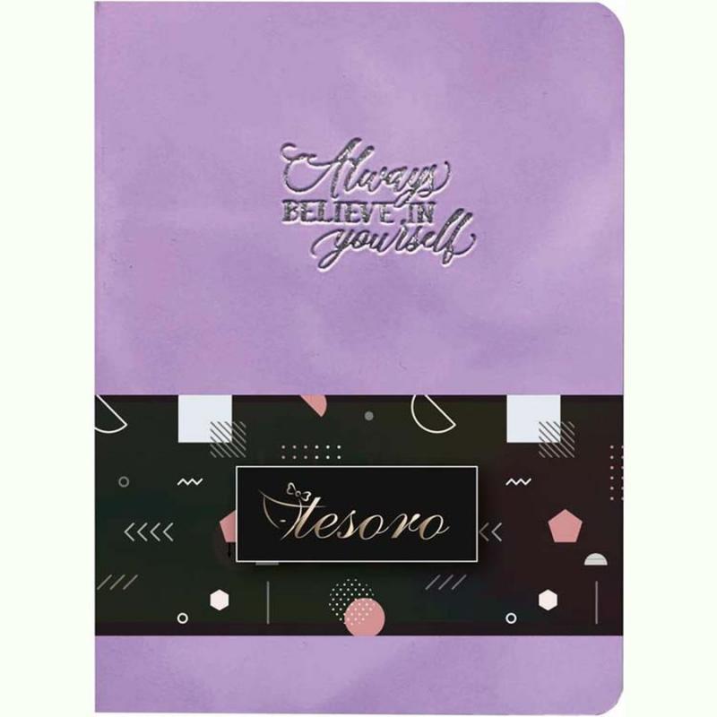 Tesoro Σημειωματάριο Flexi Βελουτέ 14χ19 cm (Διάφορα Χρώματα)