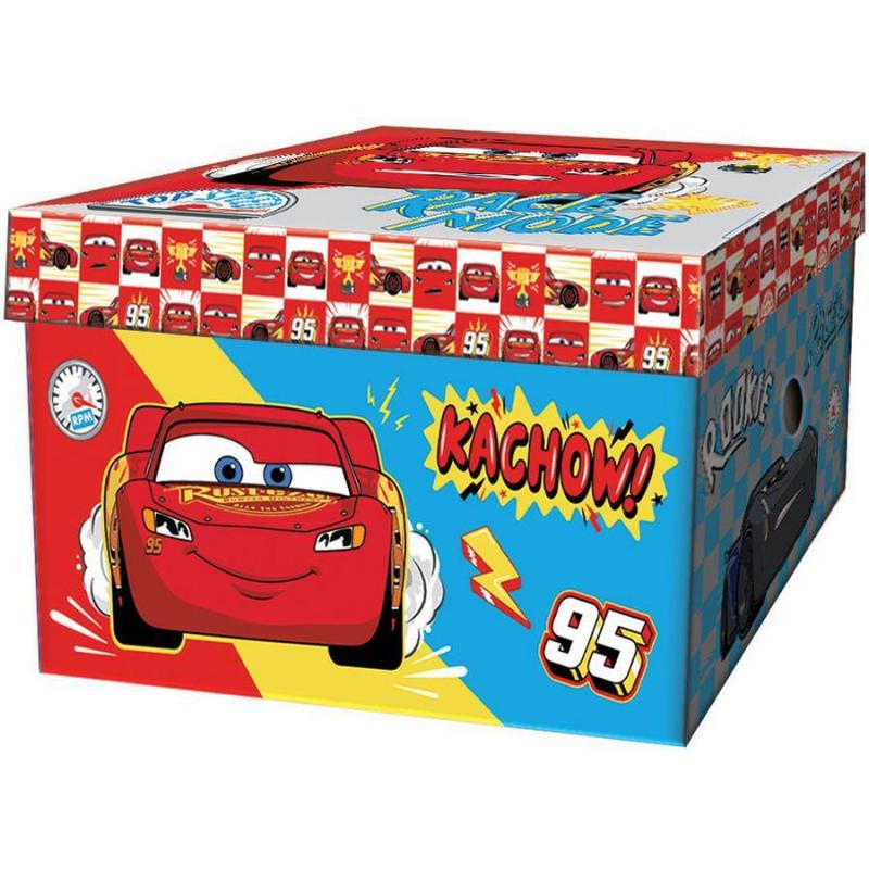 Κουτί Αποθήκευσης από Χαρτόνι 33χ24χ18 εκ. Cars