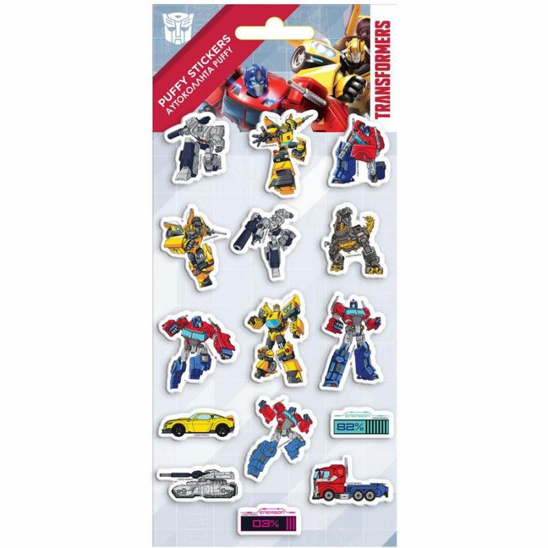 Αυτοκόλλητα Puffy 10x22 εκ. Transformers