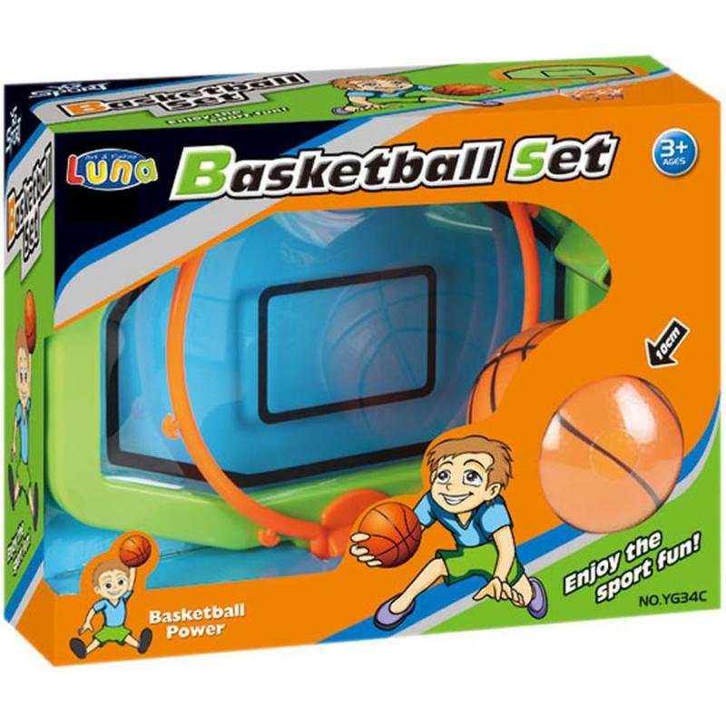 Luna Μπασκέτα 69x62x54 εκ. Σετ με Μπάλα 10 εκ.