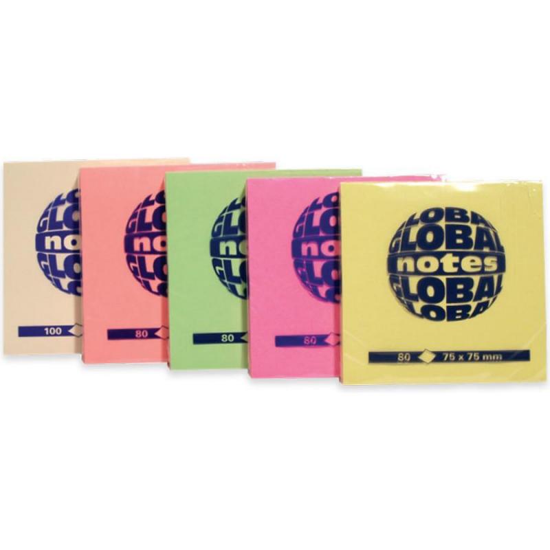 Αυτοκόλλητα Χαρτάκια Σημειώσεων 75χ75 Πράσινο 100 Φύλλα