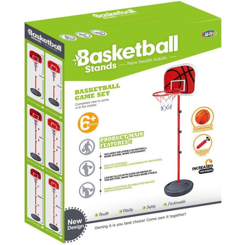 Luna Μπασκέτα Επιδαπέδια 201 εκ.36,8χ9,5χ47 εκ.