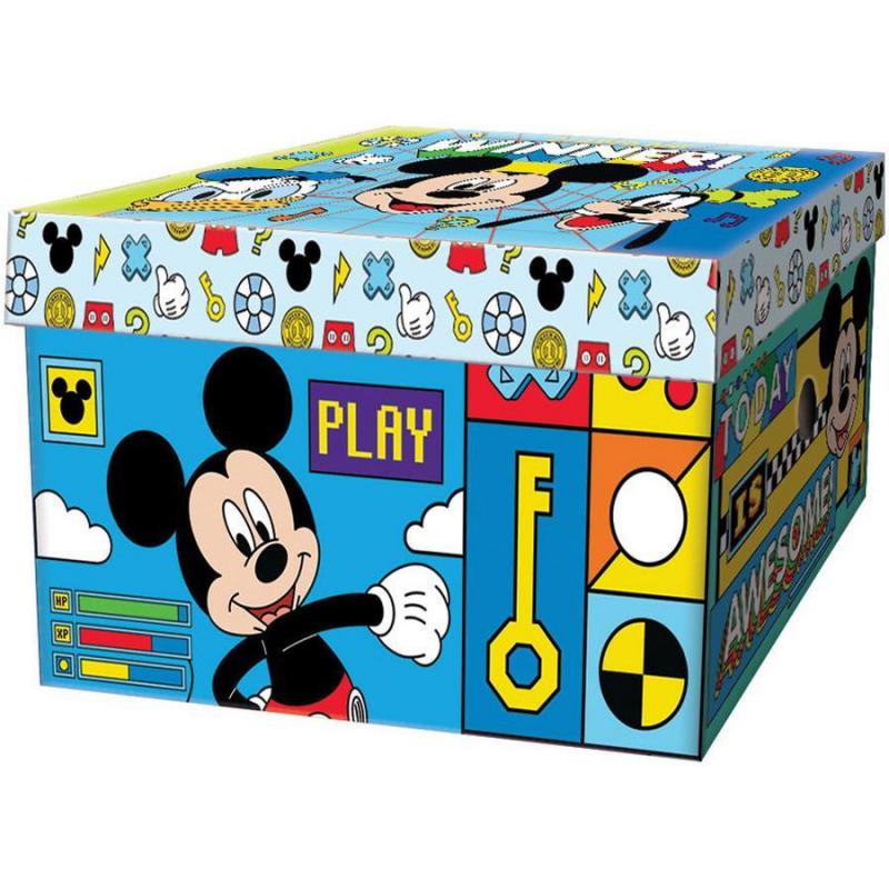 Κουτί Αποθήκευσης από Χαρτόνι 33χ24χ18 εκ. Mickey