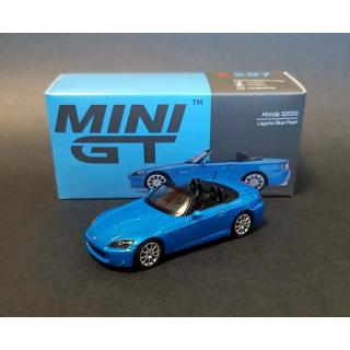1:64 Mini GT Honda S2000 Mugen Monte Carlo Blue Pearl #493