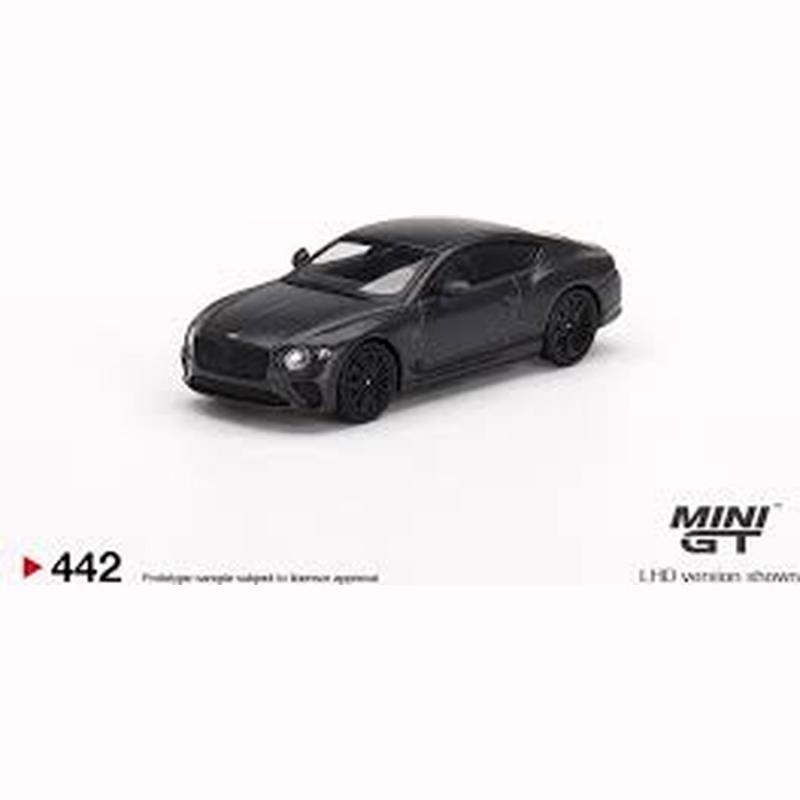1:64 Mini GT Bentley Continental GT Speed Anthracite Satin #442