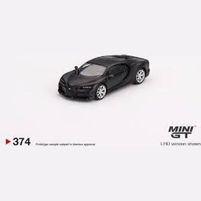 1:64 Mini GT Bugatti Chiron Super Sport 300+ Matte Black #374