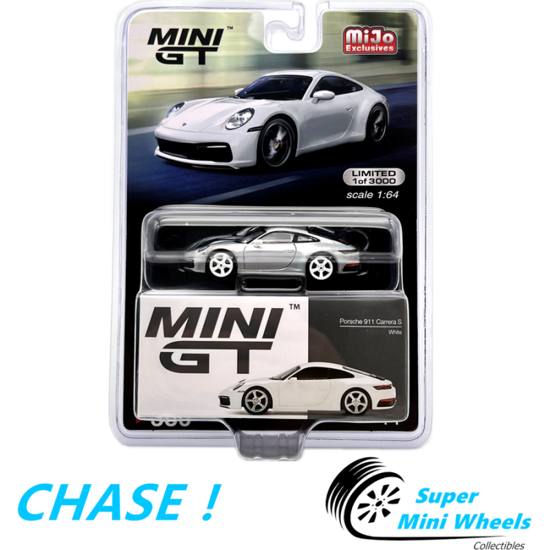 1:64 Mini GT Porsche 911 Carrera S White #380