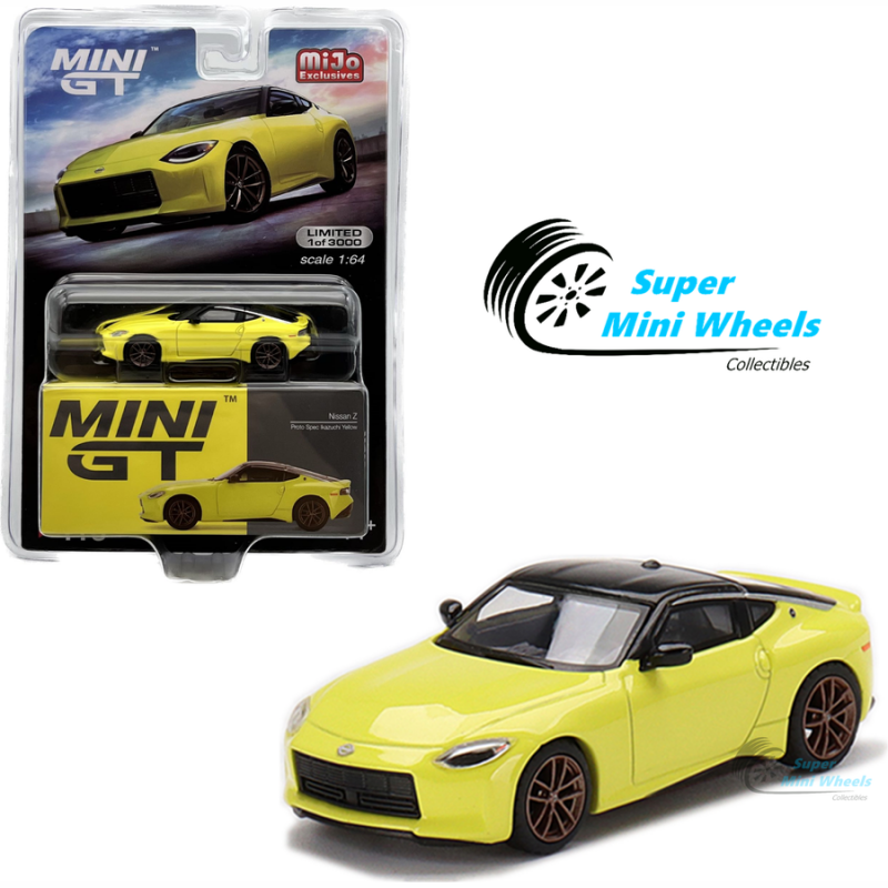 1:64 Mini GT Nissan Z Proto Spec Ikazuchi Yellow #415