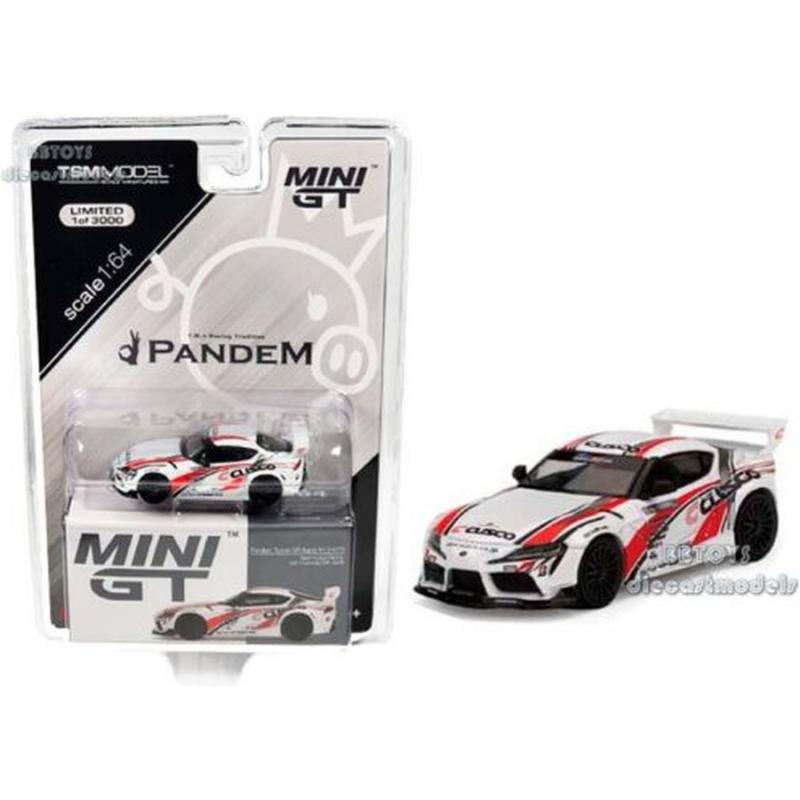 1:64 Mini GT Pandem Toyota GR Supra V 1.0 Team Cusco Racing 2021 Formula Drift Japan #364
