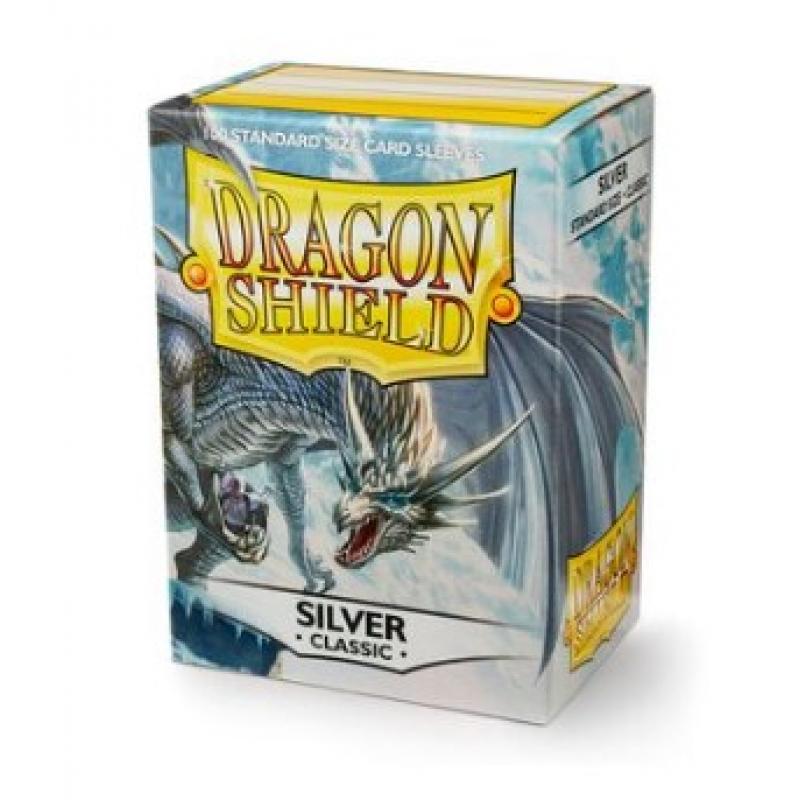 Dragon Shield Standard Sleeves - Silver (100 Sleeves)