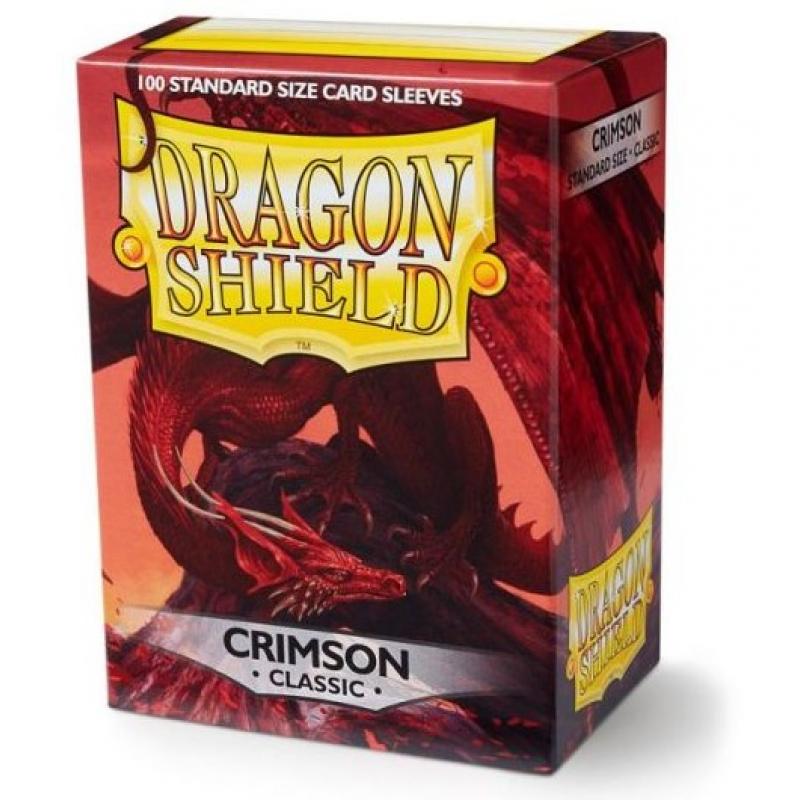 Dragon Shield Standard Sleeves - Crimson (100 Sleeves)