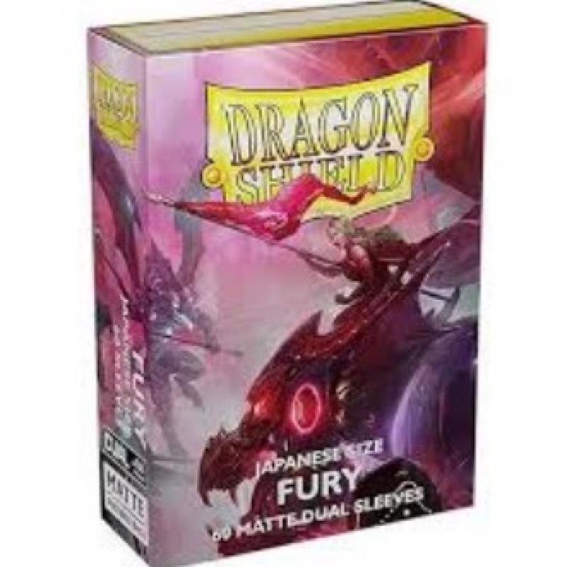 Dragon Shield Japanese size Matte Dual Sleeves - Fury 'Alaria, Commonwealth Champion' (60 Sleeves)