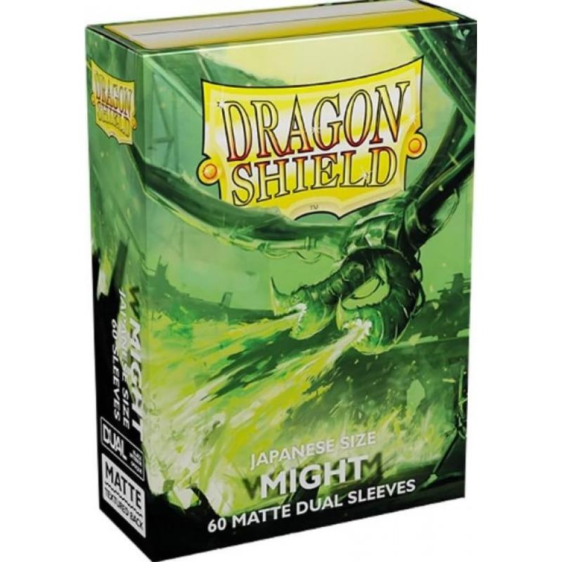 Dragon Shield Japanese size Matte Dual Sleeves - Might (60 Sleeves)