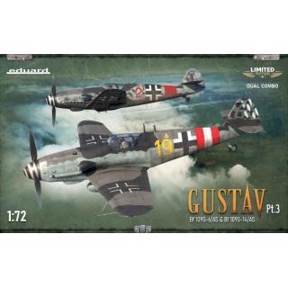 Eduard Plastic Kits: 1:72 Gustav Pt. 3 Dual Combo Limited