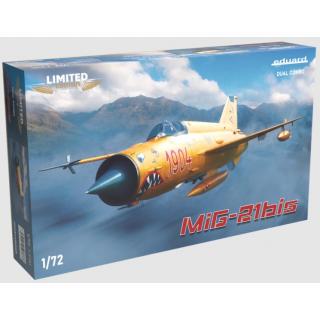 Eduard Plastic Kits: 1:72 MiG-21bis Dual Combo Limited