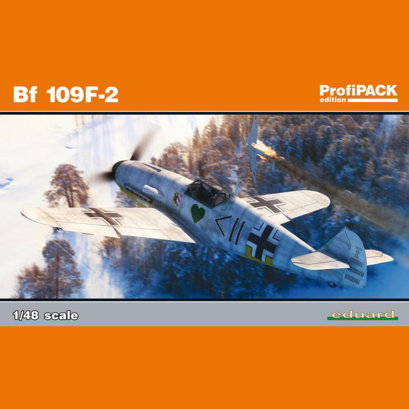 Eduard Plastic Kits: Bf 109F-2 1/48 Profipack in 1:48