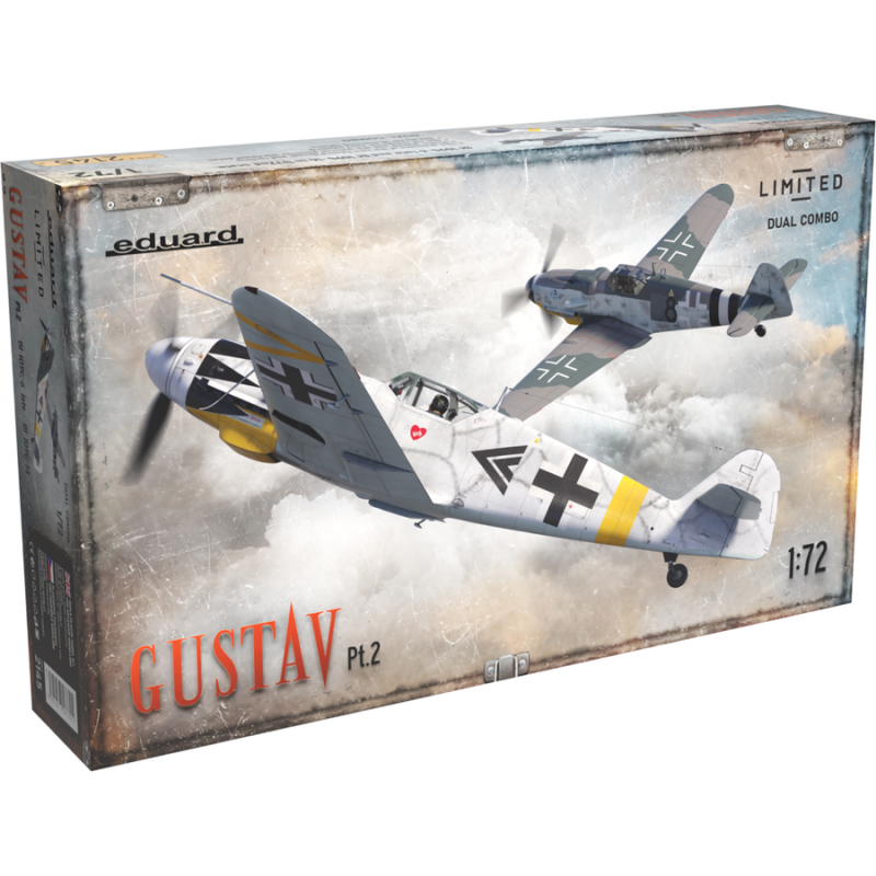 Eduard Plastic Kits: GUSTAV pt. 2 DUAL COMBO 1/72 LIMITED Edition in 1:72