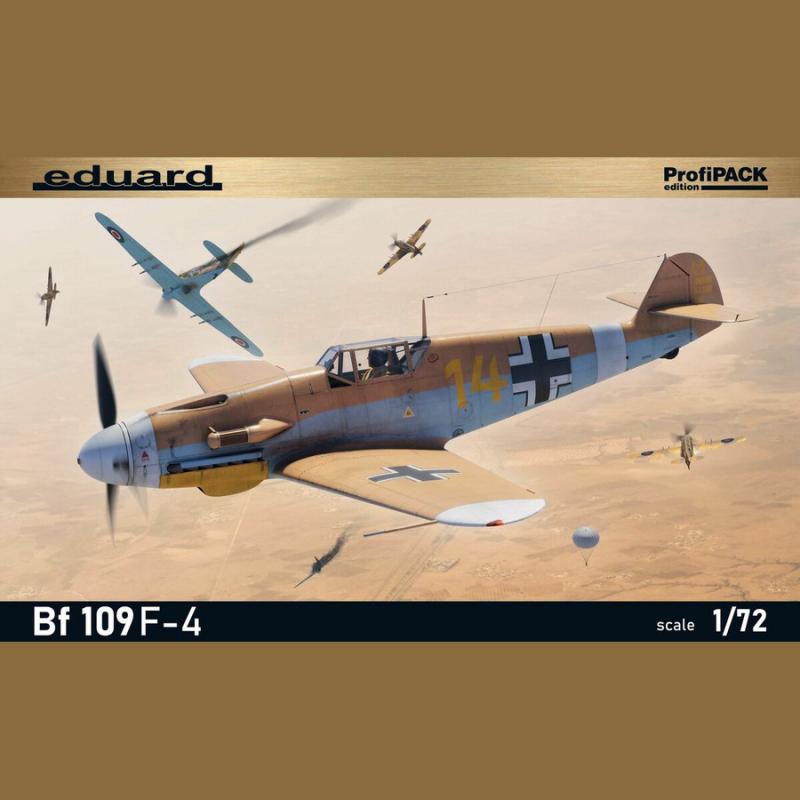 Eduard Plastic Kits: Bf 109F-4 1/72 Profipack in 1:72