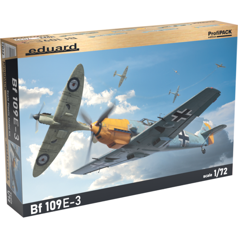 Eduard Plastic Kits: Bf 109E-3 Profipack in 1:72