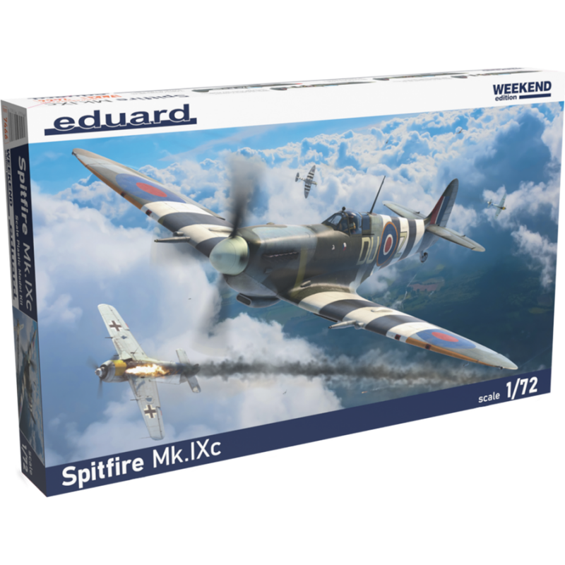 Eduard Plastic Kits: Spitfire Mk.IXc Weekend edition in 1:72