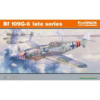 Eduard Plastic Kits: Bf 109G-6 late series Profipack in 1:48