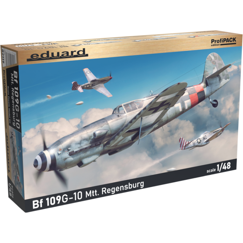 Eduard Plastic Kits: Bf 109G-10 Mtt Regensburg Profipack in 1:48