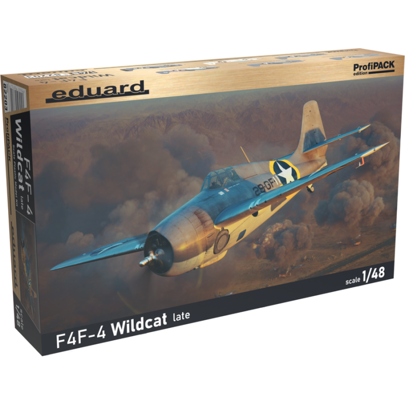 Eduard Plastic Kits: F4F-4 Wildcat late 1/48 PROFIPACK in 1:48