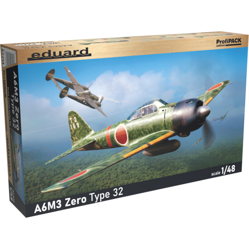 Eduard Plastic Kits: A6M3 Zero Type 32 Profipack in 1:48