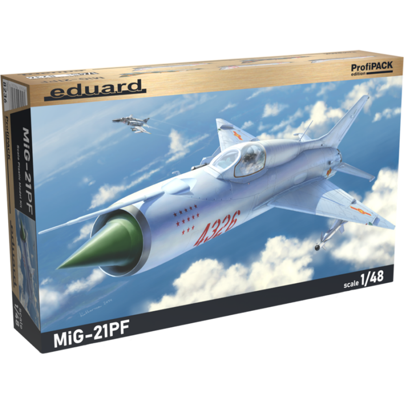 Eduard Plastic Kits: MiG-21PF, Profipack in 1:48
