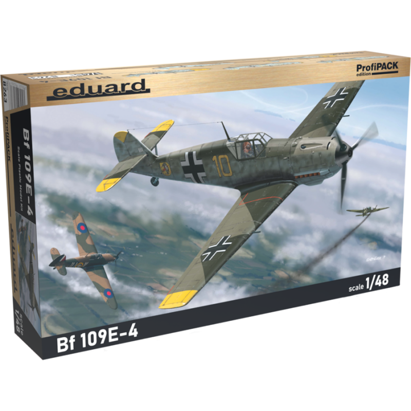 Eduard Plastic Kits: Bf 109E-4, Profipack in 1:48