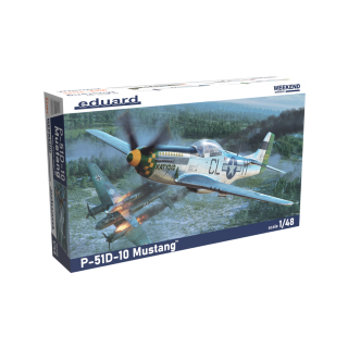 Eduard Plastic Kits: P-51D-10 Mustang Weekend edition in 1:48