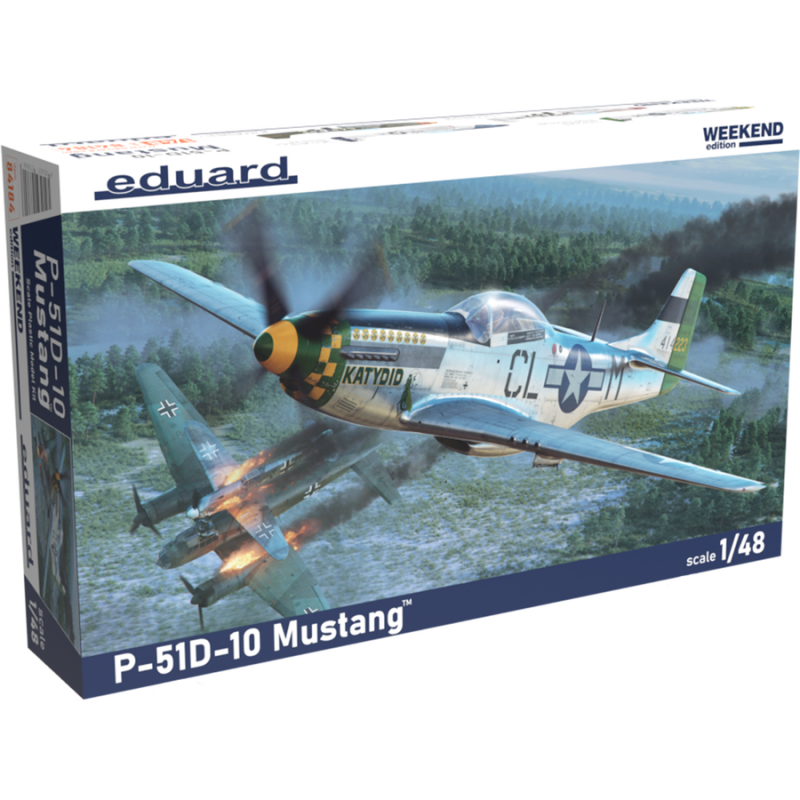 Eduard Plastic Kits: P-51D-10 Mustang Weekend edition in 1:48