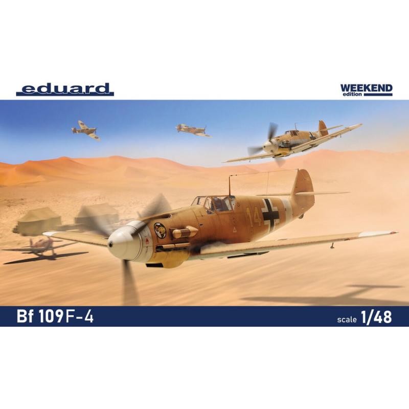 Eduard Plastic Kits: Bf 109F-4 1/48 Weekend edition in 1:48