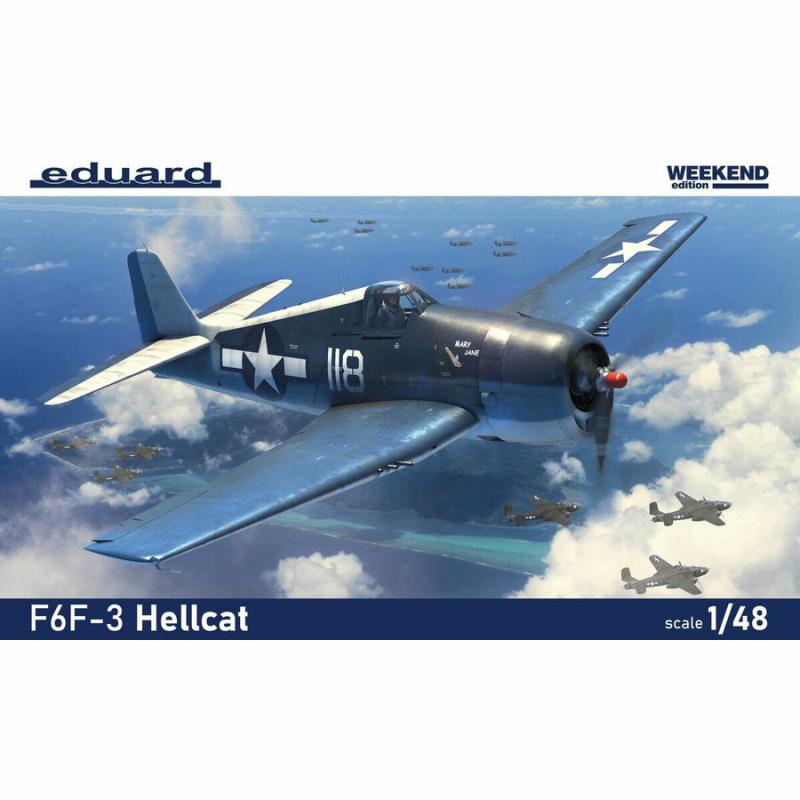 Eduard Plastic Kits: F6F-3 Hellcat 1/48 in 1:48