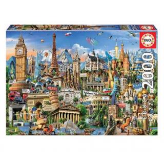 Educa Puzzle 2000 τεμ. Europe Landmarks