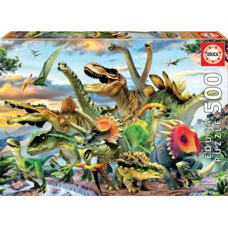 Educa Puzzle 500 τεμ. Dinosaurs