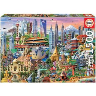 Educa Puzzle Asia Landmarks 1500 τεμ.