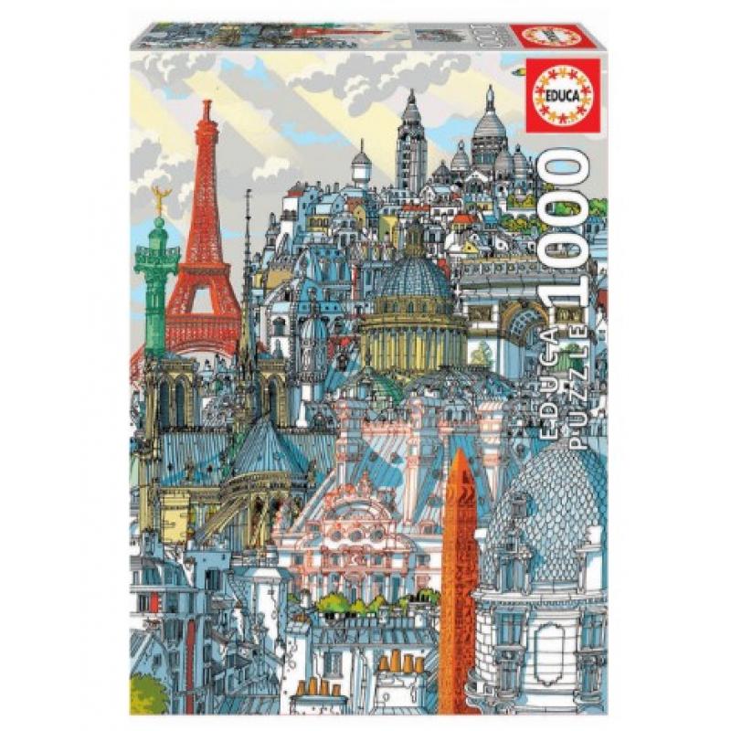 Educa Puzzle 1000 τεμ. Paris, Carlo Stanga