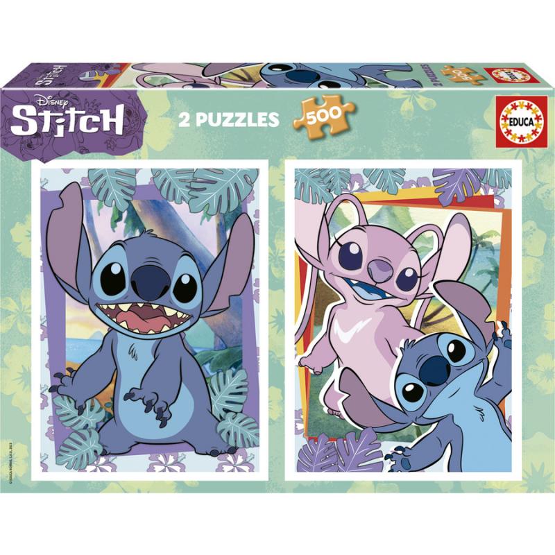 Educa Puzzle 2 x 500 τεμ. - Disney Stitch