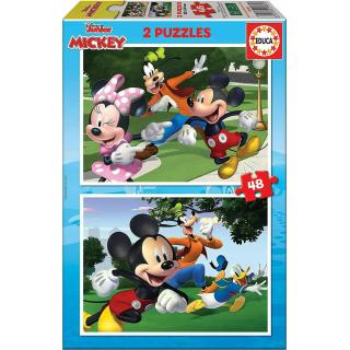 Educa Puzzle 2x48 τεμ. Mickey & Friends