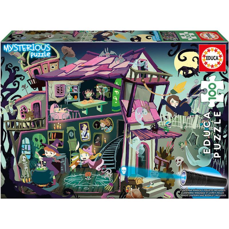 Educa Puzzle 100 τεμ. Mysterious Puzzle Haunted House