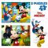 Educa Puzzle 2x48 τεμ. Mickey & Friends Fun House