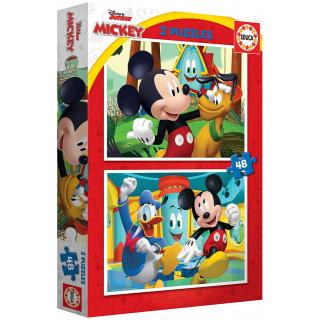 Educa Puzzle 2x48 τεμ. Mickey & Friends Fun House