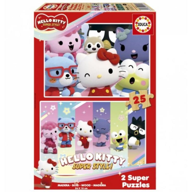 Educa Puzzle 2 x 25 τεμ. Hello Kitty