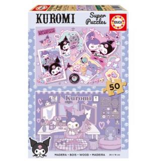Educa Puzzle 2 x 50 τεμ. Hello Kitty Kuromi Super Puzzles