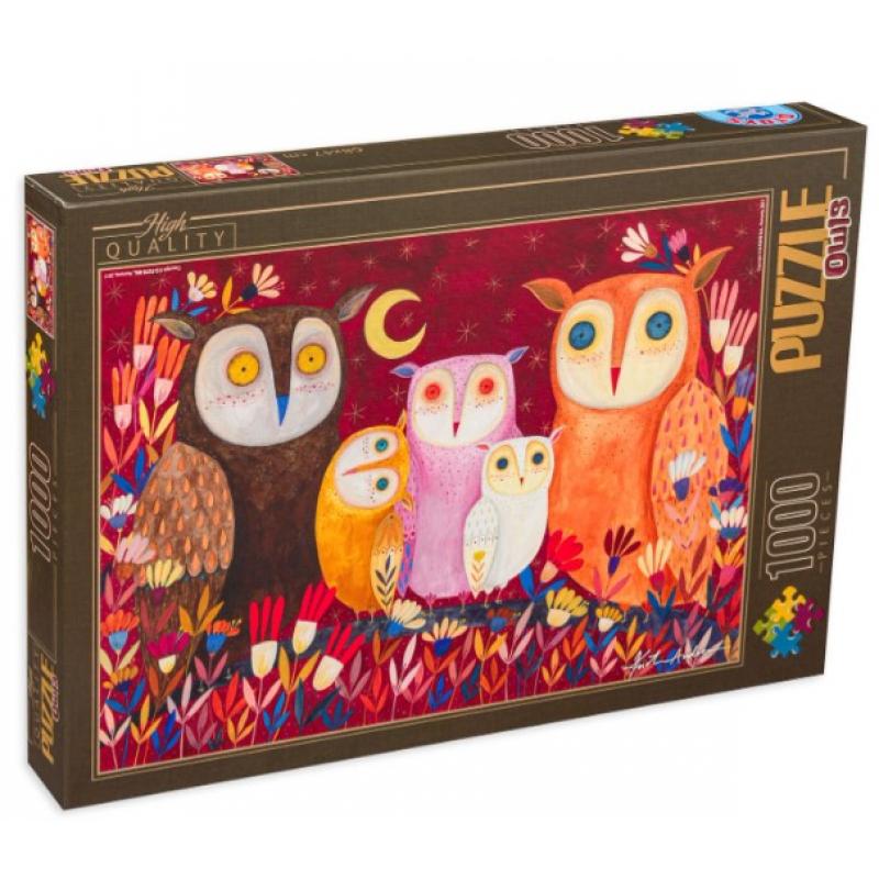 D-Toys Puzzle 1000 τεμ. Owls