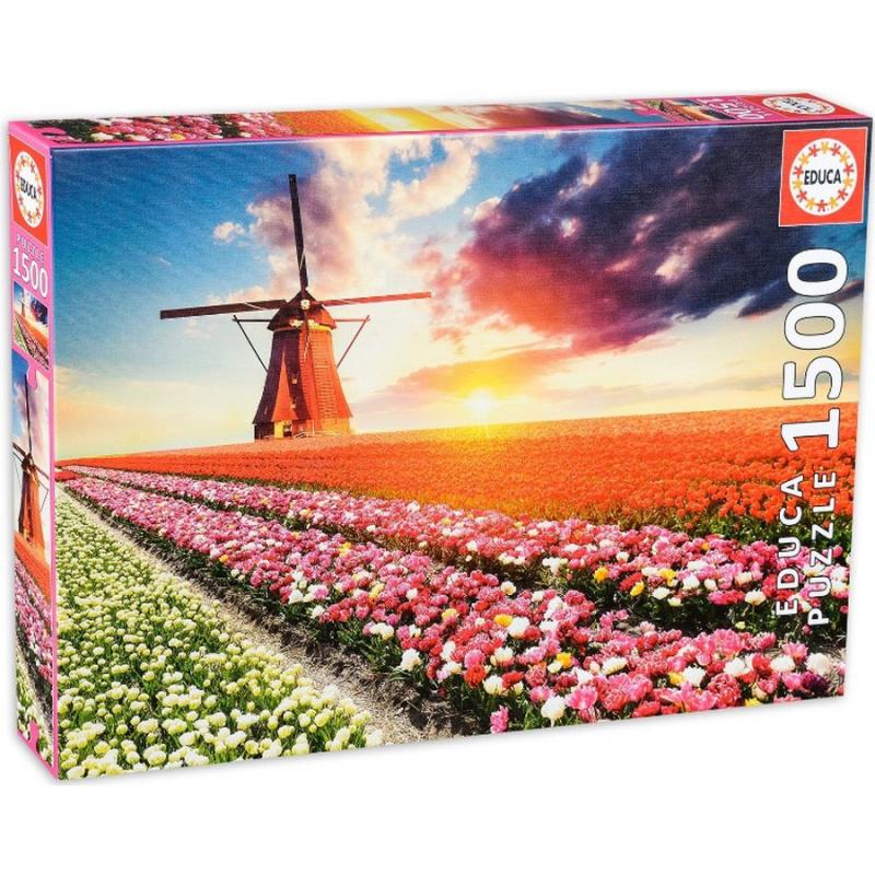 Educa Puzzle Tulips Landscape 1500 τεμ.