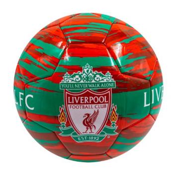 Liverpool FC Football Crest Red/Turqoise - Size 5 (124440)