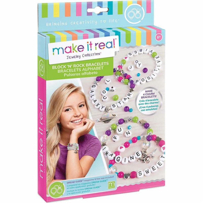 Make it Real: Block & Rock Charm Bracelets (1205)