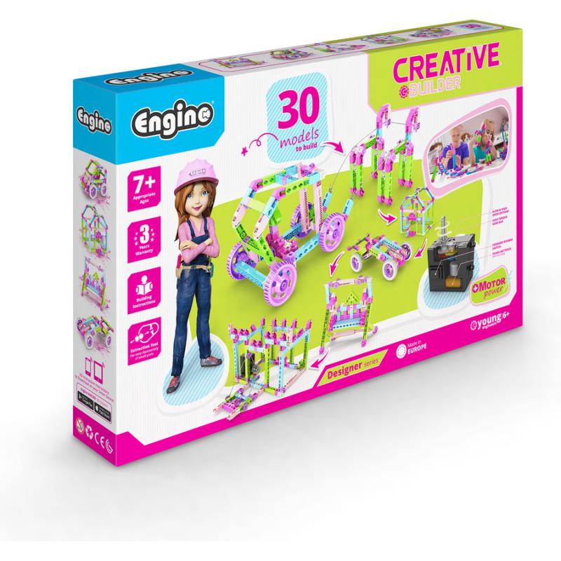 Creative Builder 30 Models Designer Motorized Set - Engino